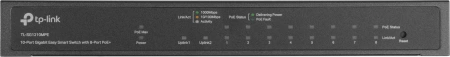 Коммутатор TP-Link TL-SG1210MPE (L2) 10x1Гбит/с 1xКомбо(1000BASE-T/SFP) 8PoE+ 123W настраиваемый