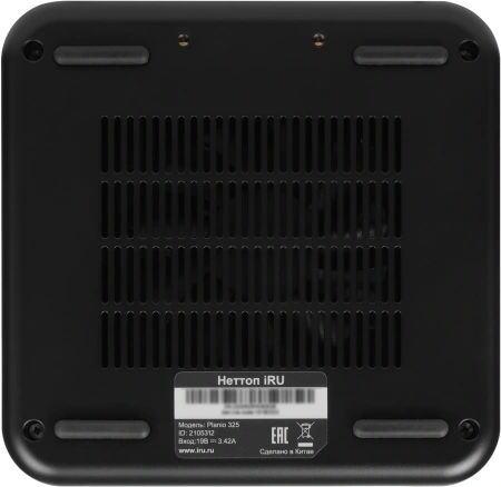 Неттоп IRU Planio 325 Ryzen 5 3500U (2.1) 16Gb SSD512Gb Vega 8 FreeDOS GbitEth WiFi BT 65W черный (2105310)
