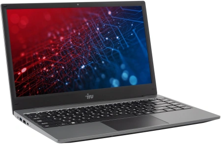 Ноутбук IRU Tactio 14RLH Ryzen 5 7430U 16Gb SSD256Gb AMD Radeon Graphics 14" IPS FHD (1920x1080) FreeDOS grey WiFi BT Cam 4000mAh (2084804)
