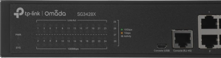 Коммутатор TP-Link SG3428X (L2+) 24x1Гбит/с 4SFP+ управляемый