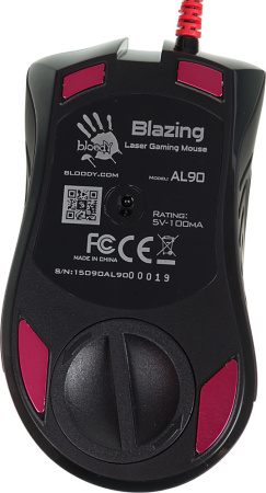Мышь A4Tech Bloody AL90 Blazing черный лазерная 12000dpi USB 8but (AL90 ACTIVATED)