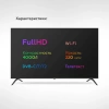 Телевизор LED BQ 43" 43FS38B Frameless черный FULL HD 60Hz DVB-T DVB-T2 DVB-C USB WiFi Smart TV (RUS)