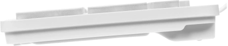 Клавиатура Оклик 420MRL белый USB slim Multimedia LED