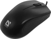 Мышь Defender MB-160 черный оптическая 1000dpi USB для ноутбука 2but (52160)