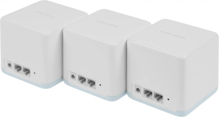 Бесшовный Mesh роутер Mercusys Halo H30 (HALO H30(3-PACK)) AC1200 10/100BASE-TX белый (упак.:3шт)