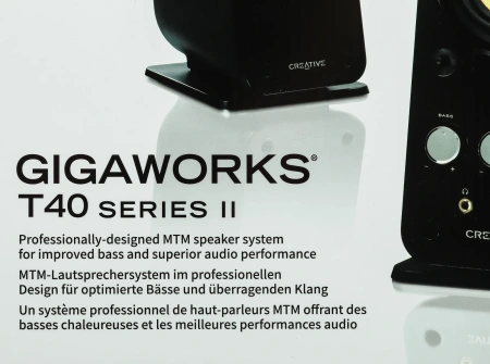 Колонки Creative GigaWorks T40 series II 2.0 черный 32Вт