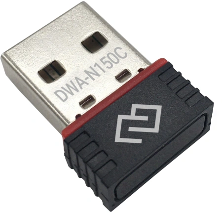 Сетевой адаптер Wi-Fi Digma DWA-N150C N150 USB 2.0 (ант.внутр.) 1ант.