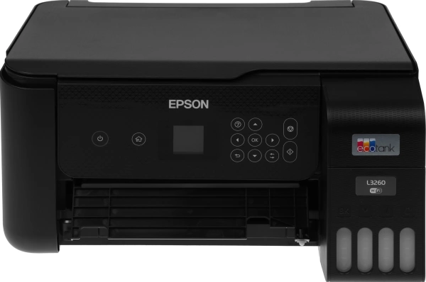 МФУ струйный Epson L3260 (C11CJ66409/507/511/414/K58507) A4 WiFi черный