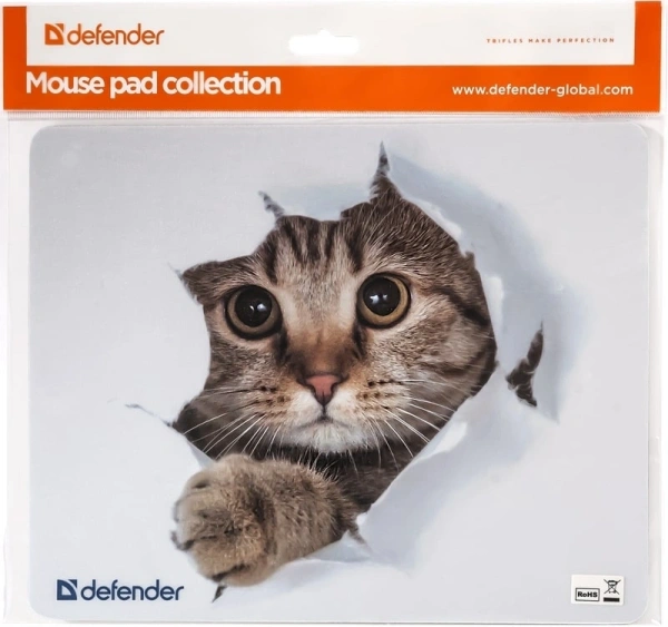 Коврик для мыши Defender Silk Мини рисунок 230x190x1.6мм (50706)