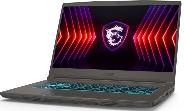Ноутбук MSI Thin 15 B13VE-3419XRU Core i5 13420H 16Gb SSD1Tb NVIDIA GeForce RTX4050 6Gb 15.6" IPS FHD (1920x1080) FreeDOS grey space WiFi BT Cam (9S7-16R831-3419)