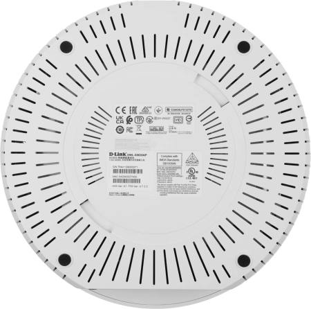 Точка доступа D-Link DWL-X8630AP/UN/A1A AX3600 10/100/1000/2500BASE-T/WI-FI белый