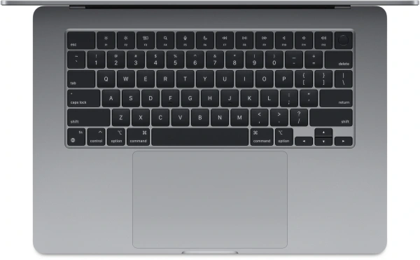 Ноутбук Apple MacBook Air A3114 M3 8 core 16Gb SSD256Gb/10 core GPU 15.3" Liquid Retina (2880x1864) macOS grey space WiFi BT Cam (MC9D4LL/A)