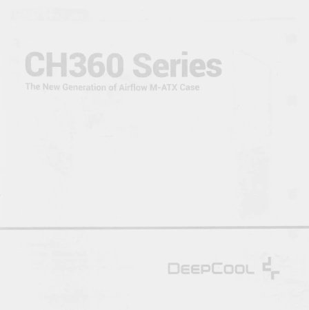 Корпус Deepcool CH360 черный без БП mATX 7x120mm 3x140mm 1xUSB3.0 audio bott PSU