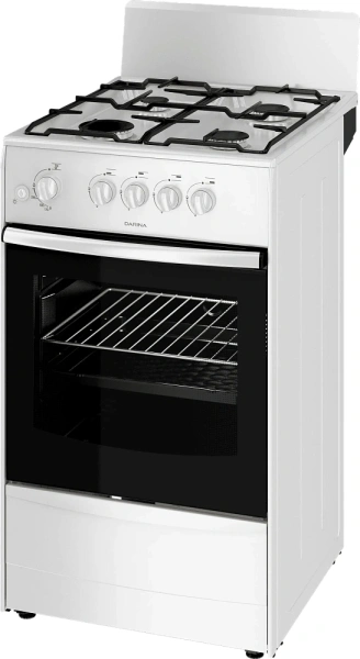 Плита Газовая Darina 1A GM341 005 W белый (без крышки) реш.сталь