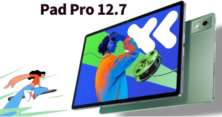 Планшет Lenovo Xiaoxin PadPro TB375FC 8300 3.35 8C RAM8Gb ROM128Gb 12.7" IPS 2944x1840 Android 14 серый 13Mpix 8Mpix BT WiFi microSD 1Tb 10200mAh