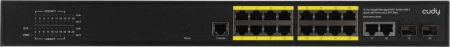 Коммутатор Cudy GS2018PS2-200W (L2) 16x1Гбит/с 2SFP 16PoE+ 200W управляемый