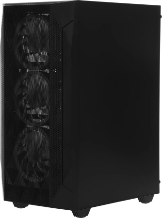 Корпус Bloody BD-CC107F черный без БП ATX 4x120mm 1xUSB3.0 audio bott PSU