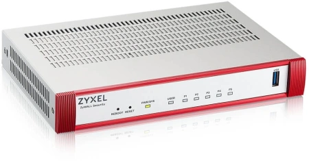 Межсетевой экран Zyxel USG Flex 50H (USGFLEX50H-EUCI01F) 10/100/1000BASE-TX красный