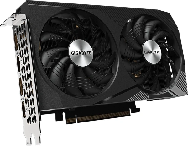 Видеокарта Gigabyte PCI-E 4.0 GV-N3060GAMING OC-8GD 2.0 NVIDIA GeForce RTX 3060 8Gb 128bit GDDR6 1807/15000 HDMIx2 DPx2 HDCP Ret