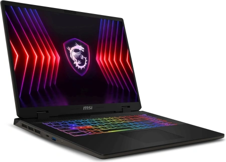 Ноутбук MSI Sword 17 HX B14VFKG-046XRU Core i9 14900HX 16Gb SSD1Tb NVIDIA GeForce RTX4060 8Gb 17" IPS FHD+ (1920x1200) без ОС grey space WiFi BT Cam (9S7-17T214-046)