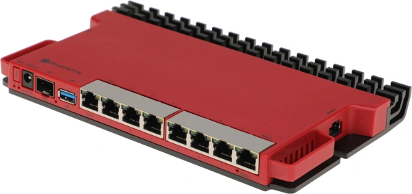 Маршрутизатор MikroTik L009UiGS-RM 10/100/1000BASE-T красный