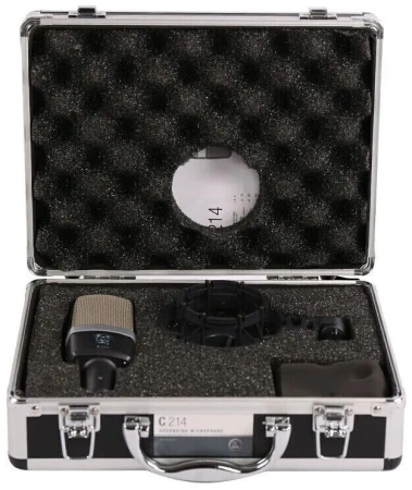 Микрофон проводной AKG C214 серый