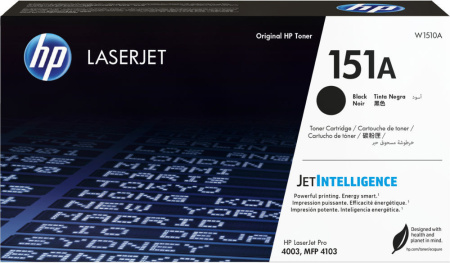 Картридж лазерный HP 151A W1510A черный бар.в компл. (3050стр.) для HP HP LJ pro 4003, MFP 4103