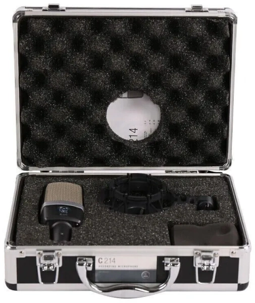 Микрофон проводной AKG C214 серый