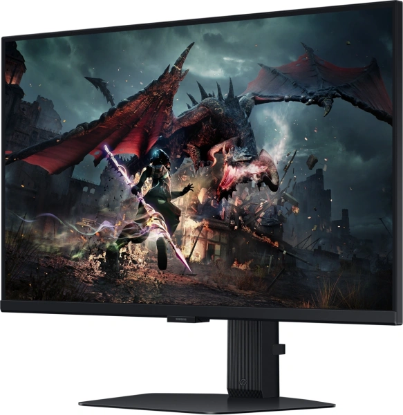 Монитор Samsung 27" Odyssey G5 S27DG502EIXCI черный IPS LED 16:9 HDMI полуматовая HAS Piv 1000:1 350cd 178гр/178гр 2560x1440 180Hz FreeSync DP QHD 6.4кг