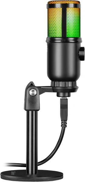 Микрофон проводной Defender Glow GMC 400 1.3м черный