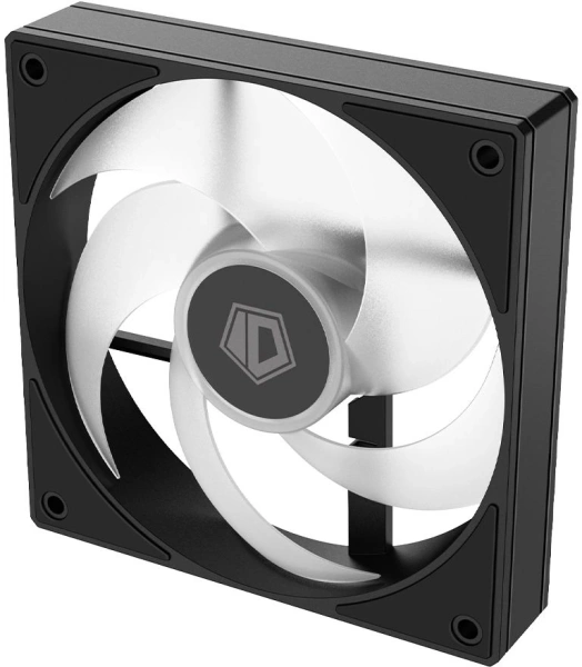 Вентилятор для корпуса ID-Cooling AS-120-К ARGB 120х120x25 черный 4-pin 27.2дБ (AS-120-ARGB-K) Ret