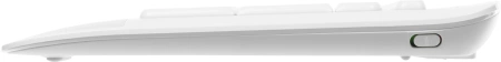 Клавиатура Logitech K650 белый USB беспроводная BT/Radio (подставка для запястий) (920-010986)