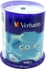 Диск CD-R Verbatim 700Mb 52x Cake Box (100шт) (43411)