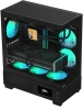 Корпус Formula Crystal E1 черный без БП ATX 9x120mm 2xUSB3.0 audio bott PSU