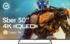 Телевизор QLED Sber 50" SDX-50UQ5231 Салют ТВ Frameless темно-серый 4K Ultra HD 60Hz DVB-T DVB-T2 DVB-C DVB-S DVB-S2 USB WiFi Smart TV