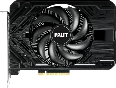 Видеокарта Palit PCI-E 4.0 PA-RTX4060 STORMX NVIDIA GeForce RTX 4060 8Gb 128bit GDDR6 1830/17000 HDMIx1 DPx3 HDCP Ret