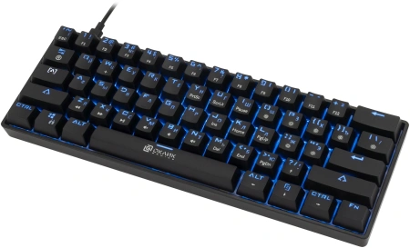 Клавиатура Оклик K713X механическая черный USB Multimedia for gamer LED