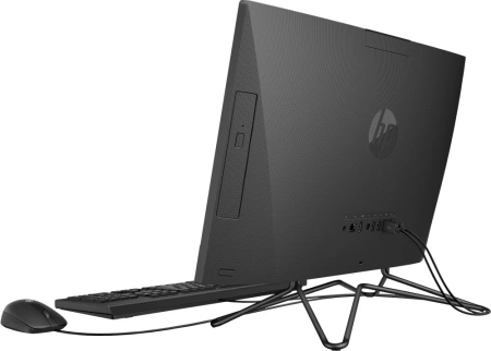 Моноблок HP 200 G4 21.5" Full HD i5 1235U (1.3) 16Gb SSD512Gb Iris Xe DVDRW CR FreeDOS GbitEth WiFi BT 65W клавиатура мышь Cam черный 1920x1080