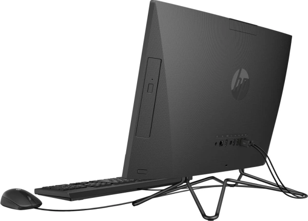 Моноблок HP 200 G4 21.5" Full HD i5 1235U (1.3) 16Gb SSD512Gb Iris Xe DVDRW CR FreeDOS GbitEth WiFi BT 65W клавиатура мышь Cam черный 1920x1080