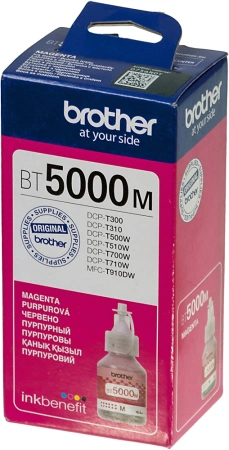 Чернила Brother BT5000M пурпурный 48мл для Brother DCP-T300/T500W/T700W/MFC-T800W