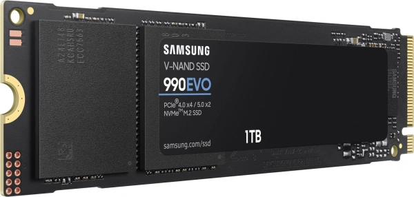 Накопитель SSD Samsung PCIe 4.0 x4 1TB MZ-V9E1T0BW 990 EVO M.2 2280