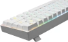 Клавиатура Redragon Draconic механическая белый USB беспроводная BT slim for gamer LED (77810) кабель 1.8м