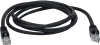 Патч-корд Buro UTP 4 пары cat.5E CCA molded 1.5м черный RJ-45 (m)-RJ-45 (m)