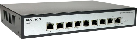 Коммутатор Origo OS6208 OS6208/A1A (L2) 8x10Гбит/с управляемый