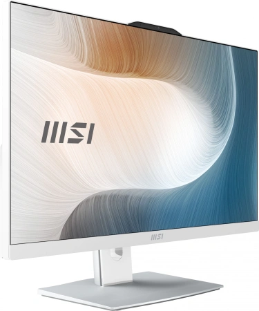 Моноблок MSI Modern AM242P 12M-1069XRU 23.8" Full HD i3 1215U (1.2) 16Gb SSD512Gb UHDG без ОС GbitEth WiFi BT 120W клавиатура мышь Cam белый 1920x1080
