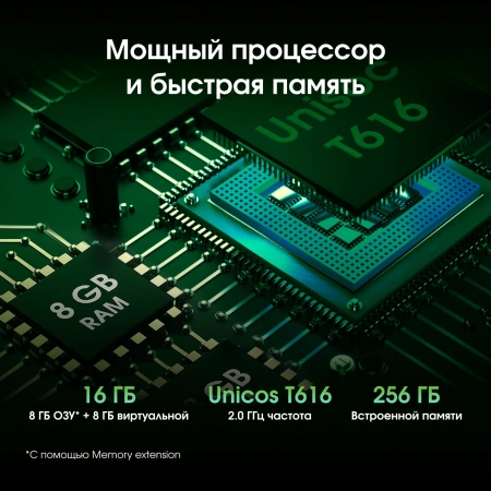 Планшет Digma Pro Eclipse T616 (2.0) 8C RAM8Gb ROM256Gb 11" In-Cell 1920x1200 4G Android 14 зеленый 20Mpix 8Mpix BT WiFi microSD 1Tb 8000mAh 400hrs