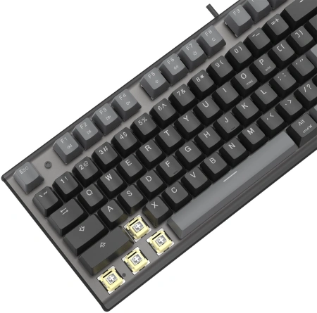 Клавиатура A4Tech FS100 механическая черный USB for gamer LED кабель 1.8м