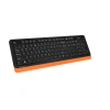 Клавиатура + мышь A4Tech Fstyler FG1010 клав:черный/оранжевый мышь:черный/оранжевый USB беспроводная Multimedia (FG1010 ORANGE)