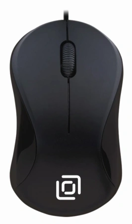 Мышь Оклик 115SR черный оптическая 1000dpi USB для ноутбука 3but (492888)