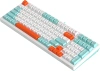 Клавиатура A4Tech FS300 механическая белый USB for gamer LED (FS300 PANDA SNORKLENING) кабель 1.8м